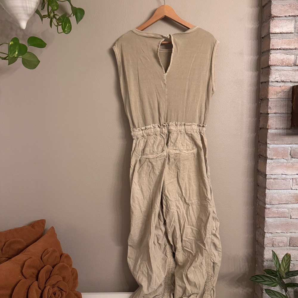 FREE PEOPLE Mixed Media One Jumpsuit - Picture 6 of 9
